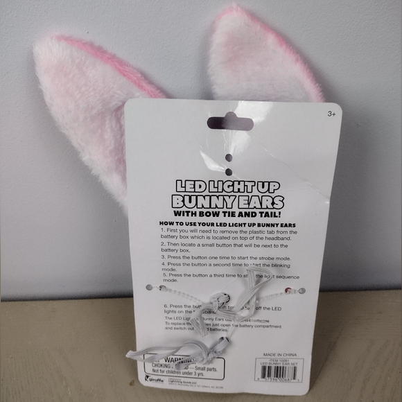 LED 3-mode Bunny Ears and Tail - Picture 3 of 6